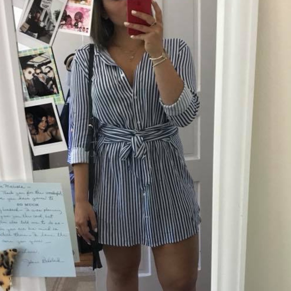 BUTTON UP DRESS